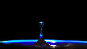 Droplet Of Lit Iphone Wallpaper