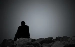 Drowning In Emotion: A Solemn Experience Of Sadness Wallpaper