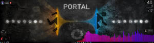 Dual Man Portal Wallpaper