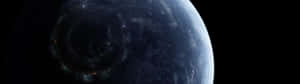 Dual Screen Space Planet Earth Close Up Shot Wallpaper