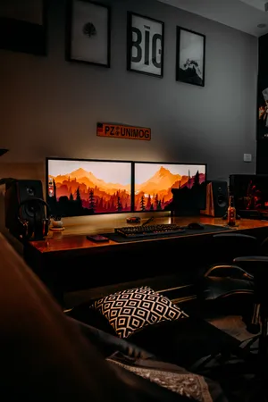 Dual Slick Monitor [wallpaper] Wallpaper