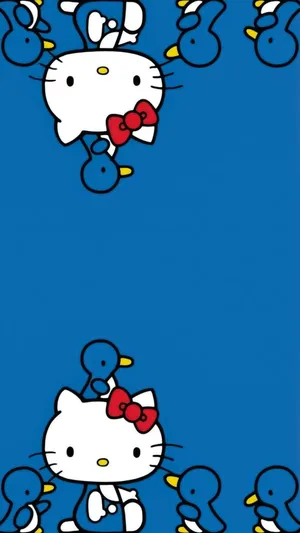 Ducks And Hello Kitty Aesthetic Wallpaper