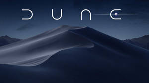 Dune Dark Blue Desert Wallpaper