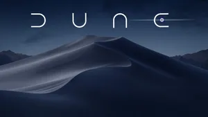 Dune Dark Blue Desert Wallpaper