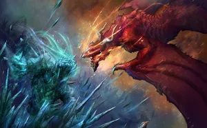 Dungeons Dragons Fire And Ice Wallpaper