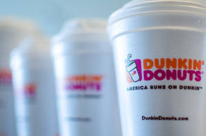 Dunkin Donuts White Cups Wallpaper