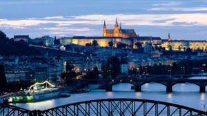 Dusk At Prague Czech Republic Wallpaper