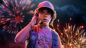 Dustin Firework Backdrop Stranger Things 4k Wallpaper