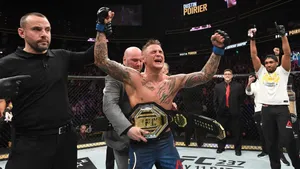 Dustin Poirier Crying Win Wallpaper