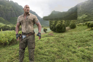 Dwayne Johnson In Jumanji Jungle Wallpaper