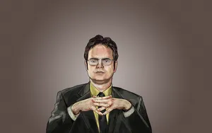 Dwight Schrute, Loyal Assistant Regional Manager At Dunder Mifflin Wallpaper