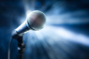 Dynamic Microphone Blocking A Stage Light Wallpaper