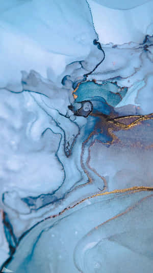 Earth In Its Beautiful Glory - A Shining Blue Marble In The Night Sky. Wallpaper