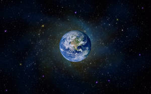 Earth In Space Hd Wallpaper
