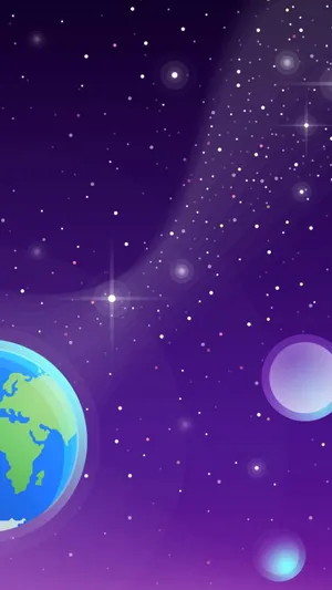 Earth In The Cosmos Wallpaper