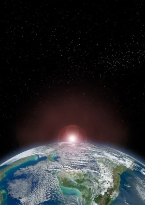 Earth Luminous Arch Wallpaper