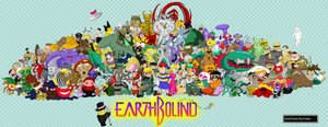 Earthbound Group Picture Art Wallpaper