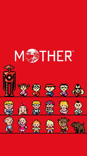 Earthbound Mother Logo Fan Art Wallpaper