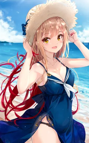 Ecchi On Vacation Wallpaper