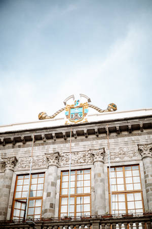 Ecuador Latacunga City Hall Building Wallpaper