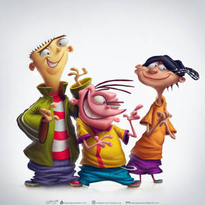 Ed Edd Eddy Art Style Wallpaper