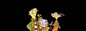 Ed Edd Eddy White Backdrop Wallpaper