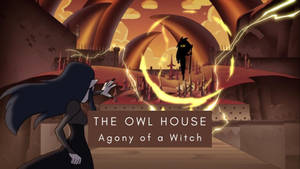 Eda And Luz Locked In Battle During The Agony Of A Witch Episode In The Owl House Wallpaper