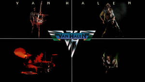 Eddie Van Halen Band Collage Wallpaper