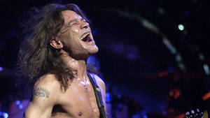 Eddie Van Halen Open Mouth Wallpaper