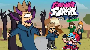 Eddsworld Tom Character From Friday Night Funkin Game Wallpaper