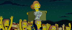 Edna Krabappel Simpsons Movie Wallpaper