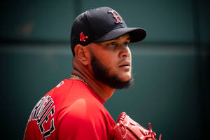 Eduardo Rodriguez In Action Wallpaper