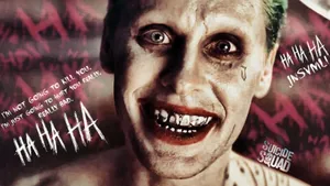 Eerie Smile Joker Desktop Wallpaper