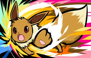 Eevee Of Pokémon Fan Art Wallpaper