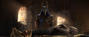 Egypt Anubis Mummy Wallpaper