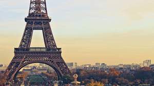 Eiffel Tower In Close-up Shot Wallpaper