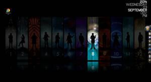 Eighth Doctor Black Cover Doctor Who Wallpaper