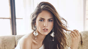 Eiza Gonzalez Elegant Portrait Wallpaper