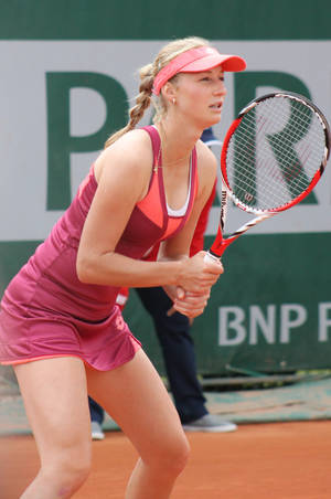 Ekaterina Makarova In Game Ready Stance Wallpaper