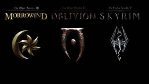 Elder Scrolls Morrowind Oblivion Skyrim Wallpaper
