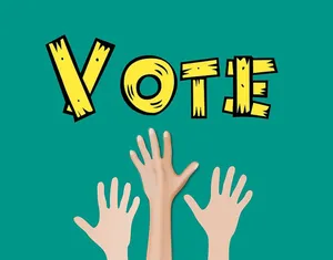 Election Green Poster Wallpaper