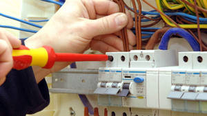 Electrician Switch Installation Wallpaper