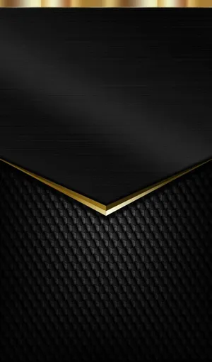 Elegant Black And Gold Patterned Texture Wallpaper