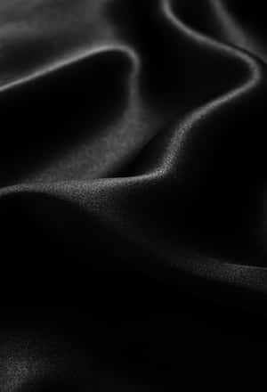 Elegant Black Silk Texture Wallpaper