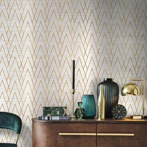 Elegant Geometric Wallpaper Interior Wallpaper