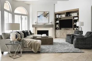 Elegant Living Room Interior Design Wallpaper