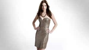 Elegant Rachel Nichols In A Stunning Photoshoot Wallpaper