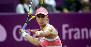 Elena Dementieva Focused Playing Wallpaper