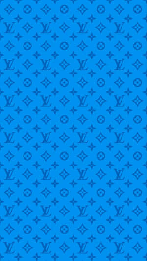 Elevate Your Style With The Elegance Of Louis Vuitton Blue Wallpaper