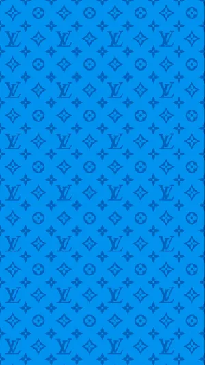 Elevate Your Style With The Elegance Of Louis Vuitton Blue Wallpaper
